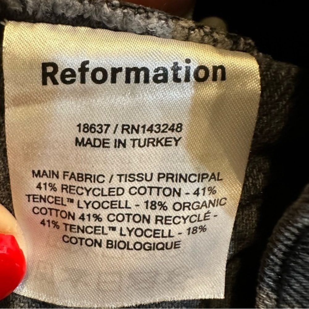Reformation Charlie High Rise Jean Short in Havana Wash Size 27 - Picture 11 of 13